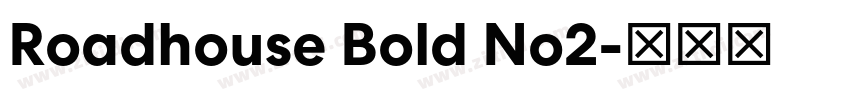 Roadhouse Bold No2字体转换